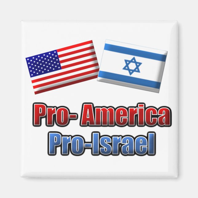 ProAmerica/Israel Magnet (Framsidan)