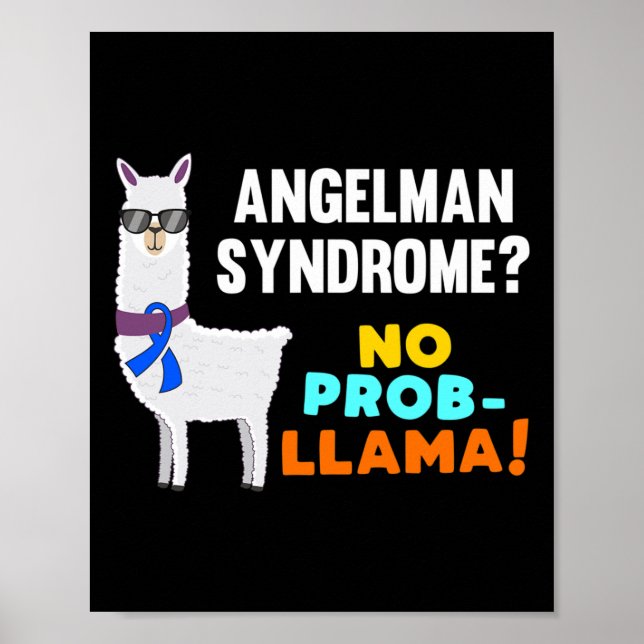 Prob-llama Angelman syndrom Warrior överlevande me Poster (Framsidan)