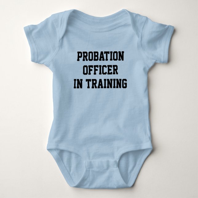 Probation Officer In Training Funny Parole Officer T Shirt (Framsida)