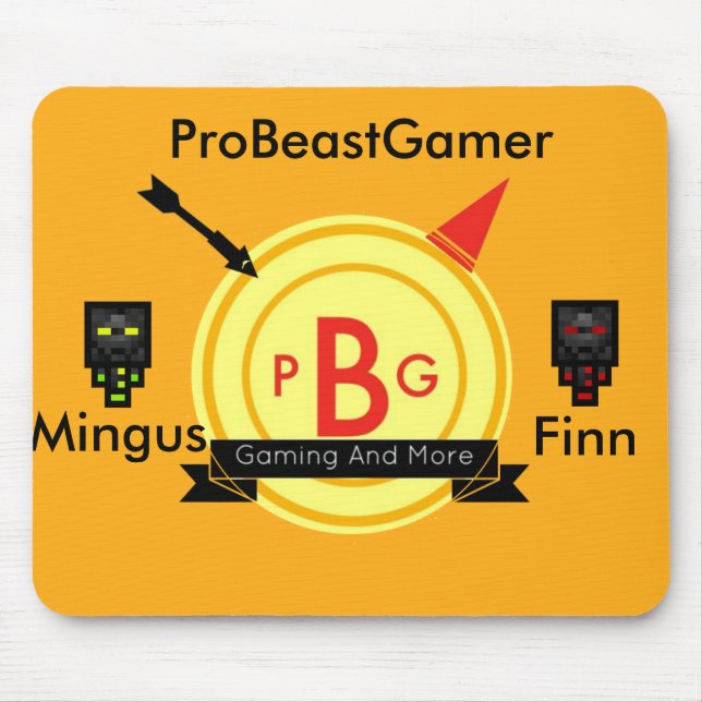 ProBeastGamer MousePad Musmatta (Framsidan)