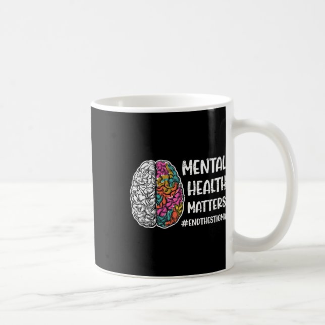Problem av psykisk natur kaffemugg (Höger)
