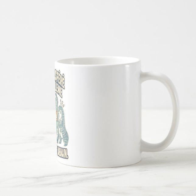 Problem för mitt framtida jag – pangolin kaffemugg (Höger)