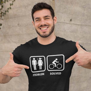 Problem löst cykla t shirt