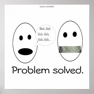 Problem löst poster