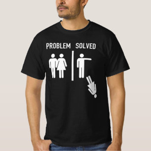 Problem löst skilsmässa för giftermål kontra för t shirt
