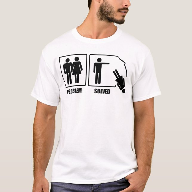 Problem löst T-tröja Tee (Framsida)