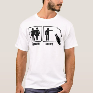 Problem löst T-tröja Tee Shirt