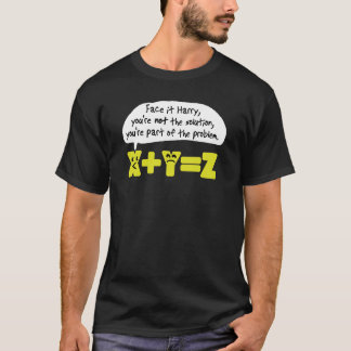 Problem, lustig matematik tee shirt