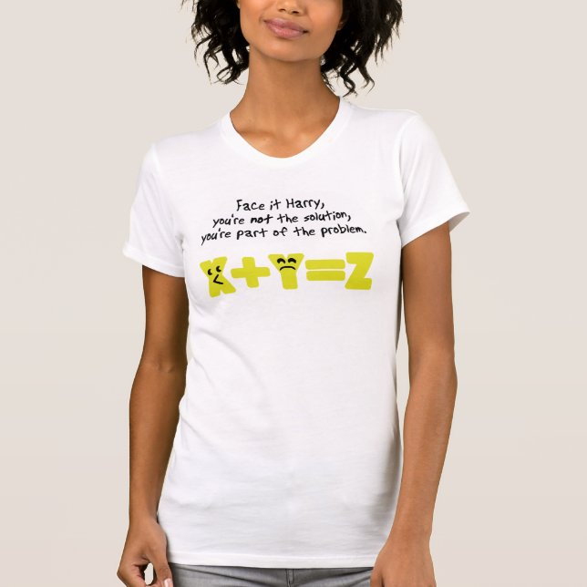 Problem, lustig matematik tröja (Framsida)