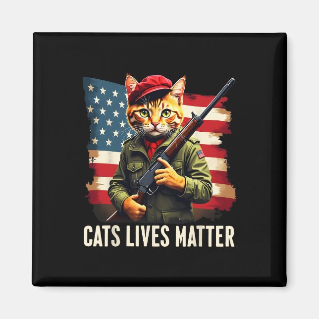 Problem med att äta katter, Lört, Donald Trump 202 Magnet (Framsidan)