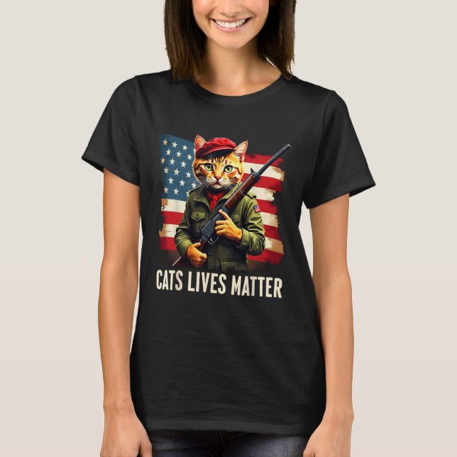 Problem med att äta katter, Lört, Donald Trump 202 T Shirt (Framsida)