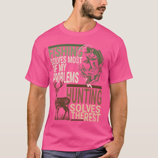 Problem med att jaga Tackles Rest Lustigt T Shirt (Framsida)