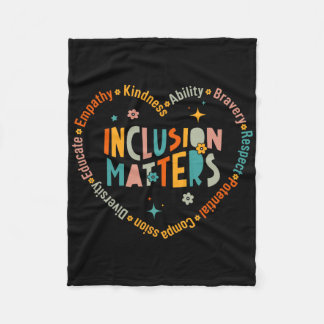 Problem med att ta med speciella lärare Autis Fleecefilt