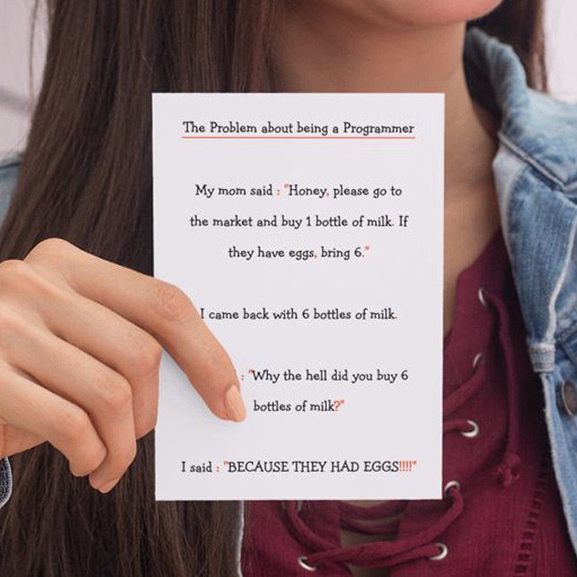 Problem med att vara programmerare.. Funny Birthda Helgkort (Problem about being a Programmer.. Funny Birthday Holiday Card)