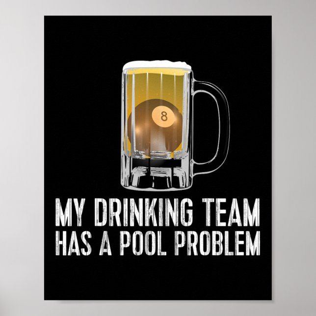 Problem med Beer Bassäng i Bassäng-Pub Poster (Framsidan)