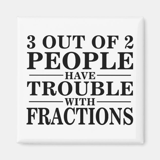 Problem med bråktal magnet (Framsidan)