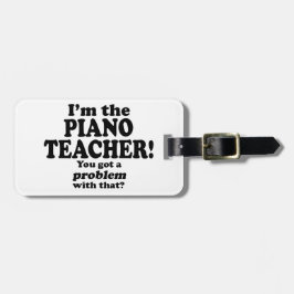 Problem med detta - Piano Teacher Bagagebricka