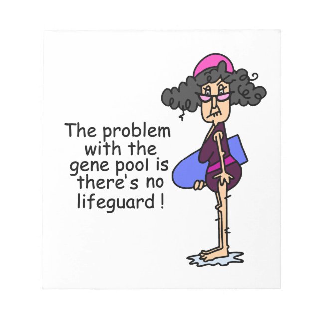 Problem med Gene Bassäng Anteckningsblock (Framsida)