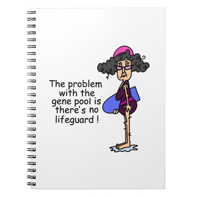 Problem med Gene Bassäng Anteckningsbok Med Spiral (Framsidan)