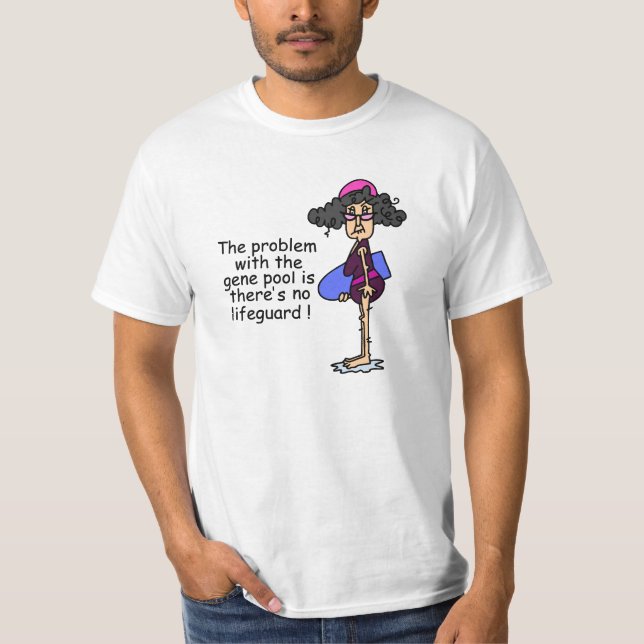 Problem med Gene Bassäng Tee (Framsida)