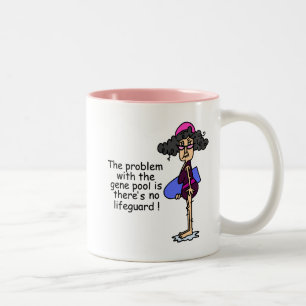 Problem med Gene Bassäng Två-Tonad Mugg