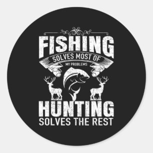 Problem med jakt på fiskevatten runt klistermärke