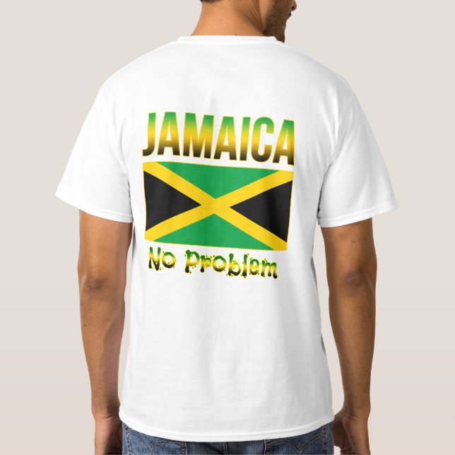 Problem med Jamaica Flagga Tee (Baksida)