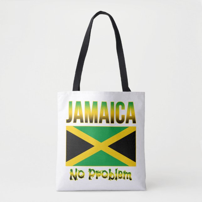 Problem med Jamaica Flagga Tygkasse (Framsida)
