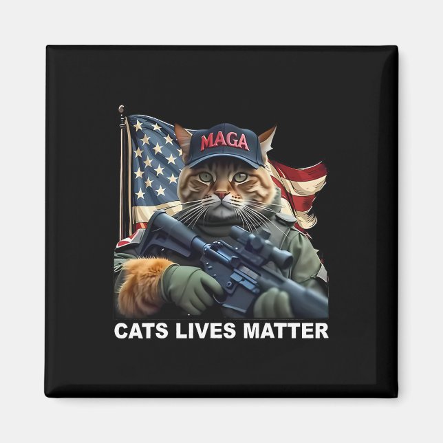 Problem med katter - lives-programmet, en märkbar  magnet (Framsidan)