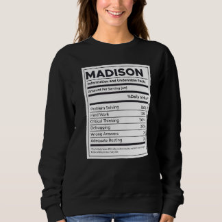 Problem med Madison Nutrition Information Problema T Shirt