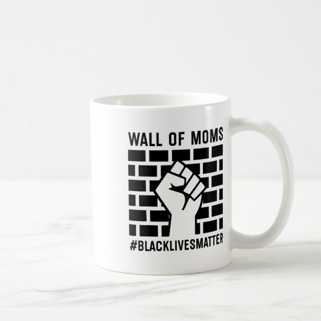 Problem med Mammor svarta liv Kaffemugg (Höger)