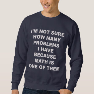 Problem med Math. Tröja Lång Ärmad Tröja