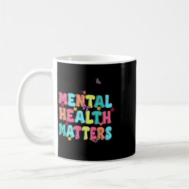 Problem med psykisk hälsa Medvetenhet Människans h Kaffemugg (Vänster)