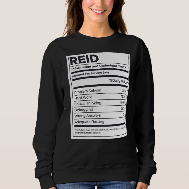 Problem med rekonstituerad näringsinformation som  t shirt (Framsida)