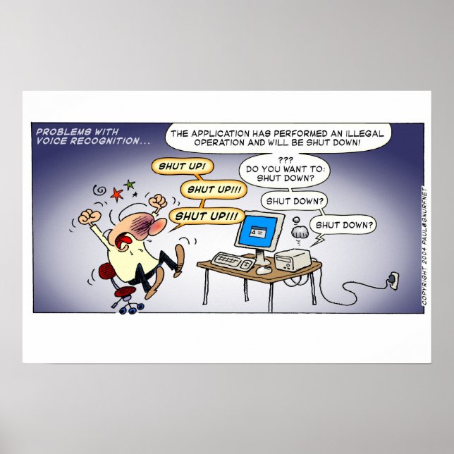 Problem med röstigenkänning poster (Framsidan)