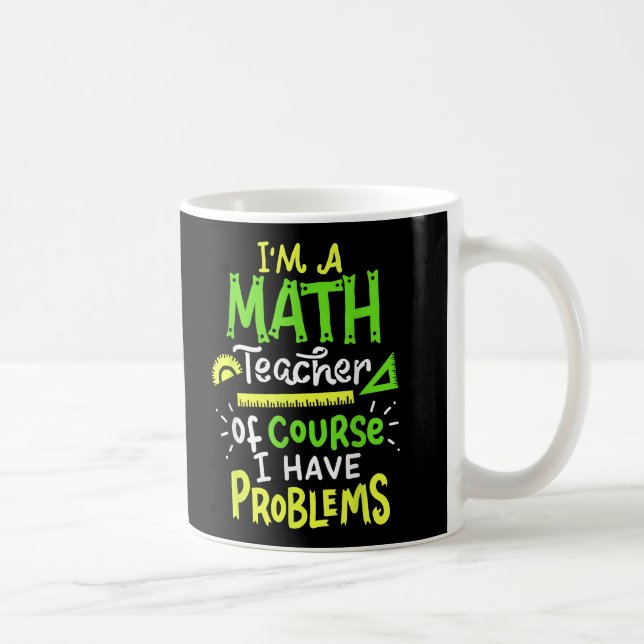 Problem med skolklass i Math Teacher Kaffemugg (Höger)