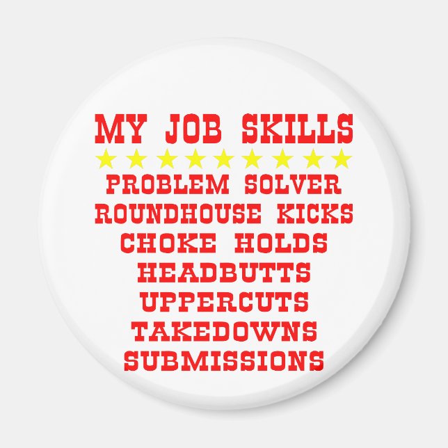 Problem med Solver Kicks Slår mina jobbkunskaper Magnet (Framsidan)