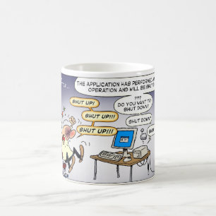 Problem med uttrycker erkännande kaffemugg
