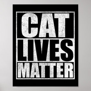 Problem med vintagen Katt Lives Trump 2024 Poster