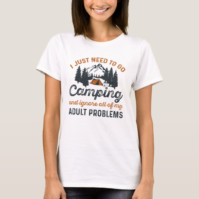 Problem med Vuxen av kampanj T Shirt (Framsida)