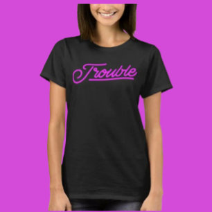 Problem Neon Script Påstående Tee