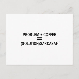 Problem Plus-kaffe Vykort