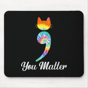 Problem Semikolon Tie Dye Cat Suicid Prevention Musmatta