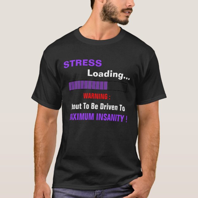 problem SPÄNNING och att ladda… som VARNAR: , Om… T-shirt (Framsida)