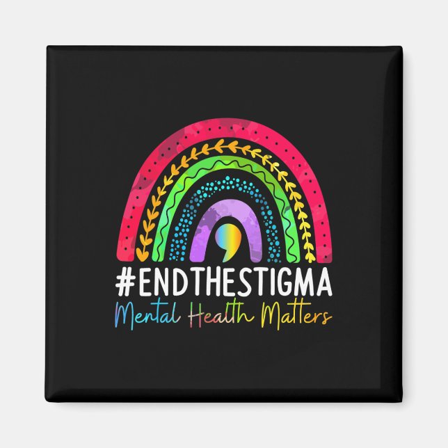Problem Stigma Rainbow Boho 1 Magnet (Framsidan)