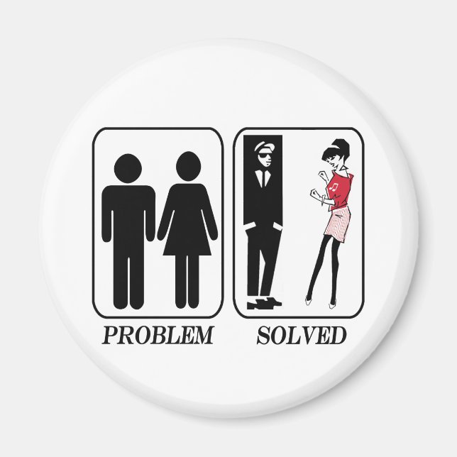 Problem upplöst ska magnet (Framsidan)