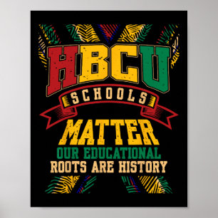 Problem vid Hbcu Black College School i Amerika Poster
