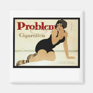 Problemcigarettannons Magnet