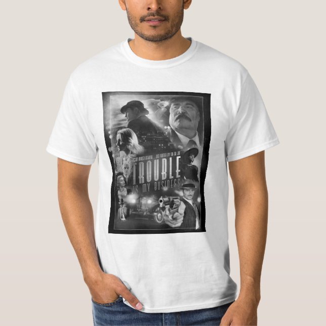 Problemet är att min affärsfilm Poster B&W T-Shirt (Framsida)
