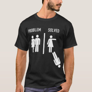 Problemet löses på ett lustigt sätt i Giftermål mo T Shirt